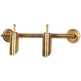 Albi Double Sconce, Aged Patina Brass by Amber Lewis x Four Hands