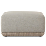 Evander Outdoor Ottoman, Ramiro Ecru by Four Hands