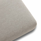 Evander Outdoor Ottoman, Ramiro Ecru by Four Hands