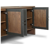 Kiran Media Console, Amber Oak Veneer by Four Hands — DET_1
