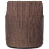 Blaire Outdoor Swivel Chair, Tanned Weave by Four Hands-Furniture - Outdoor-High Fashion Home