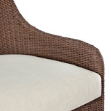 Blaire Outdoor Swivel Chair, Tanned Weave by Four Hands-Furniture - Outdoor-High Fashion Home