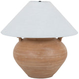 Civita Table Lamp, Aged Natural Terracotta by Amber Lewis x Four Hands