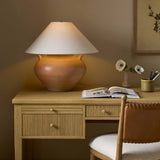 Civita Table Lamp, Aged Natural Terracotta by Amber Lewis x Four Hands