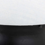 Civita Table Lamp, Aged Black Terracotta by Amber Lewis x Four Hands