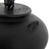 Civita Table Lamp, Aged Black Terracotta by Amber Lewis x Four Hands