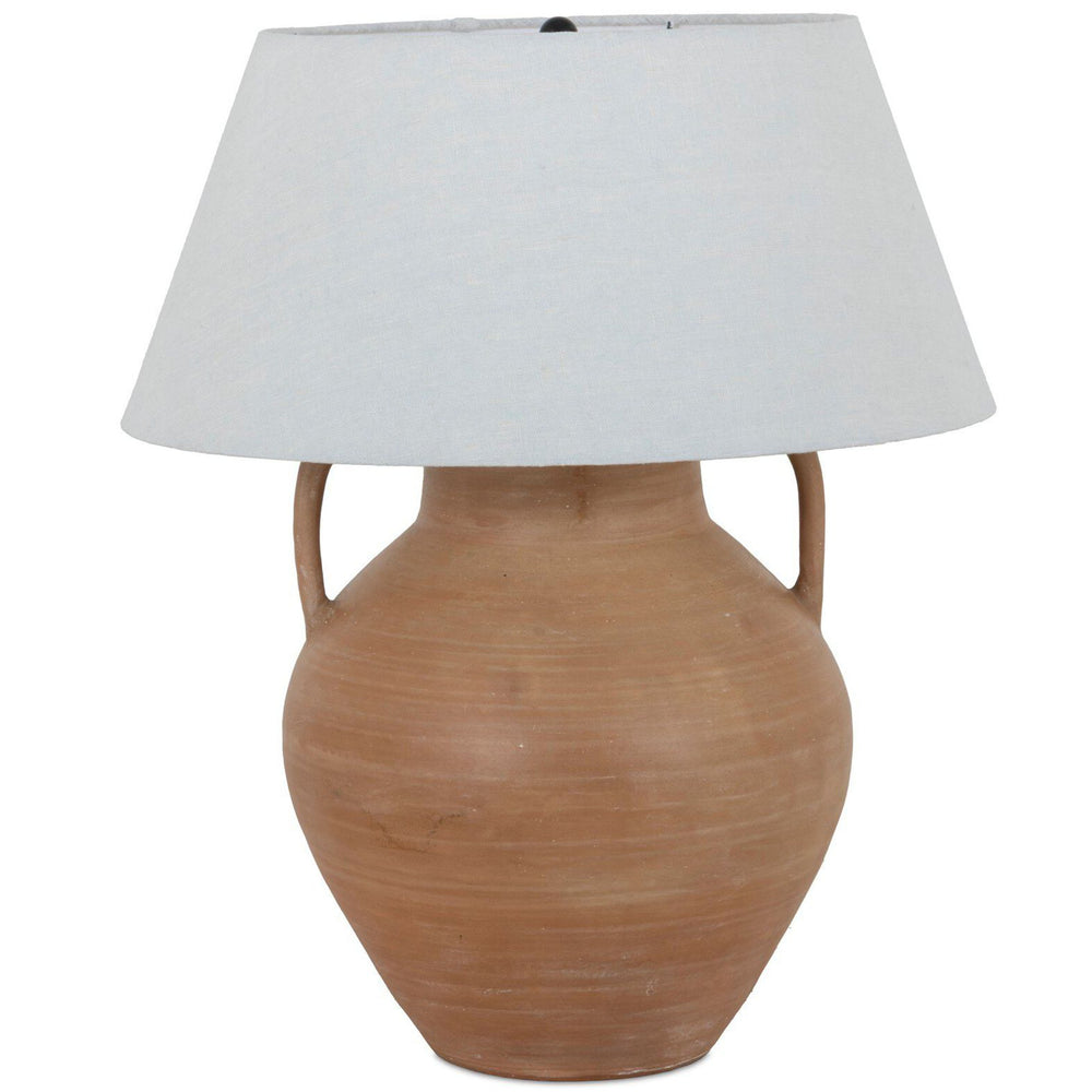 Atrani Table Lamp, Aged Natural Terracotta by Amber Lewis x Four Hands