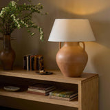 Atrani Table Lamp, Aged Natural Terracotta by Amber Lewis x Four Hands