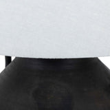Atrani Table Lamp, Aged Black Terracotta by Amber Lewis x Four Hands