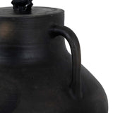 Atrani Table Lamp, Aged Black Terracotta by Amber Lewis x Four Hands