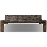 Marcia Square Coffee Table, Brown by Four Hands