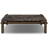 Marcia Square Coffee Table, Brown by Four Hands