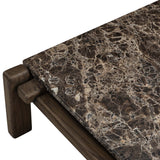 Marcia Square Coffee Table, Brown by Four Hands