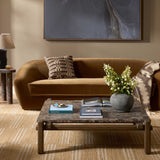Marcia Square Coffee Table, Brown by Four Hands