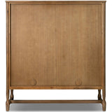 Bari Wide Cabinet, Weathered Oak by Amber Lewis x Four Hands