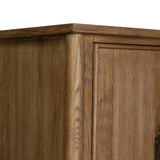 Bari Wide Cabinet, Weathered Oak by Amber Lewis x Four Hands