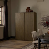 Leo Cabinet, Rustic Grey by Four Hands