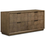 Salta 4 Drawer Dresser, Brown Oak Thin Oyster by Four Hands