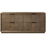 Salta 4 Drawer Dresser, Brown Oak Thin Oyster by Four Hands