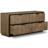 Salta 4 Drawer Dresser, Brown Oak Thin Oyster by Four Hands