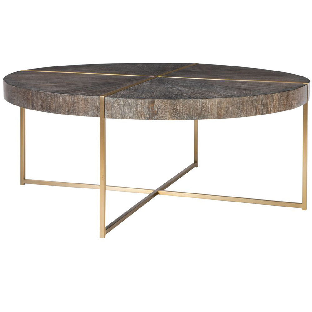 Taja Coffee Table, Light Gray-Furniture - Accent Tables-High Fashion Home