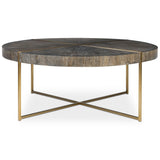 Taja Coffee Table, Light Gray-Furniture - Accent Tables-High Fashion Home