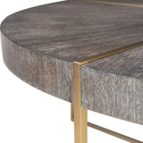 Taja Coffee Table, Light Gray-Furniture - Accent Tables-High Fashion Home
