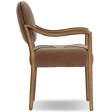 Auden Dining Arm Chair, Monte Mushroom, Set of 2 by Four Hands