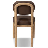 Vessa Dining Chair, Cole Cigar, Set of 2 by Four Hands — BCK_1