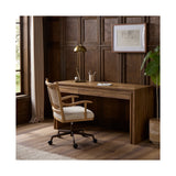 Chalmers Writing Desk, Weathered Oak Veneer by Four Hands — ESS_1