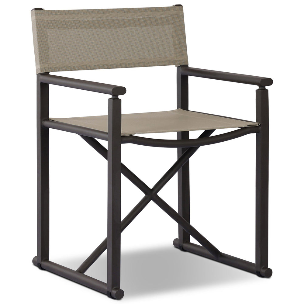Brisco Outdoor Dining Chair, Taupe Mesh, Set of 2 by Four Hands