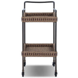 Landi Outdoor Bar Cart, Aged Bronze by Four Hands