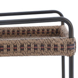 Landi Outdoor Bar Cart, Aged Bronze by Four Hands