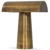 Lumo Cordless Table Lamp, Antique Brass by Four Hands