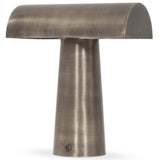 Lumo Cordless Table Lamp, Antique Nickel by Four Hands