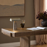 Lumo Cordless Table Lamp, Antique Nickel by Four Hands