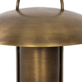 Kivo Cordless Table Lamp, Antique Brass by Four Hands