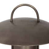 Kivo Cordless Table Lamp, Antique Nickel by Four Hands