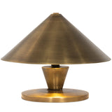 Nyra Cordless Table Lamp, Antique Brass by Four Hands