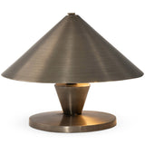 Nyra Cordless Table Lamp, Antique Nickel by Four Hands