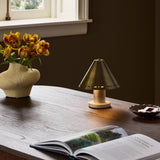 Azra Cordless Table Lamp, Antique Brass by Four Hands