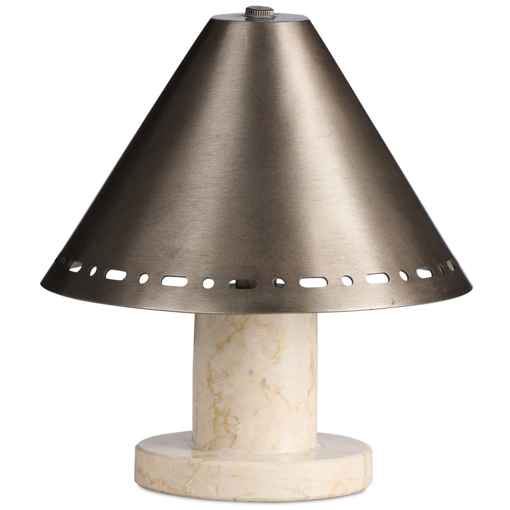 Azra Cordless Table Lamp, Antique Nickel by Four Hands