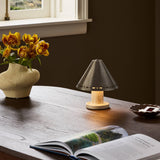 Azra Cordless Table Lamp, Antique Nickel by Four Hands