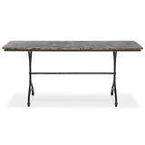 Nyssa Dining Table, Warm Grey by Four Hands