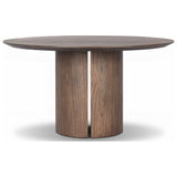 Ranta Dining Table, Stained Saddle Brown Mindi Veneer by Four Hands — FRT_1