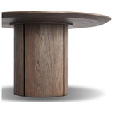 Ranta Dining Table, Stained Saddle Brown Mindi Veneer by Four Hands — DET_1