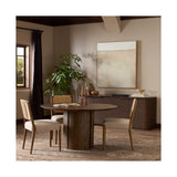 Ranta Dining Table, Stained Saddle Brown Mindi Veneer by Four Hands — ESS_1