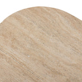 Christopher Coffee Table, Taupe Travertine by Four Hands