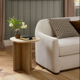 Christopher End Table, Taupe Travertine by Four Hands