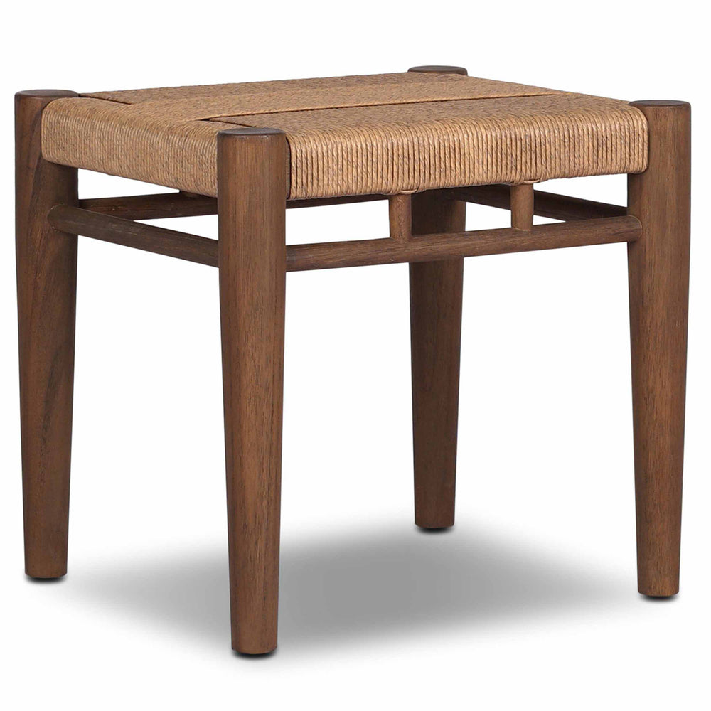 Rothler Outdoor Accent Stool, Textured Sand by Four Hands
